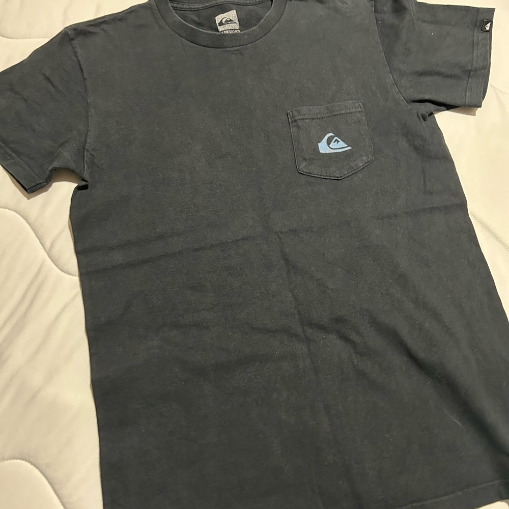 Quiksilver Men's Charcoal Pocket Tee